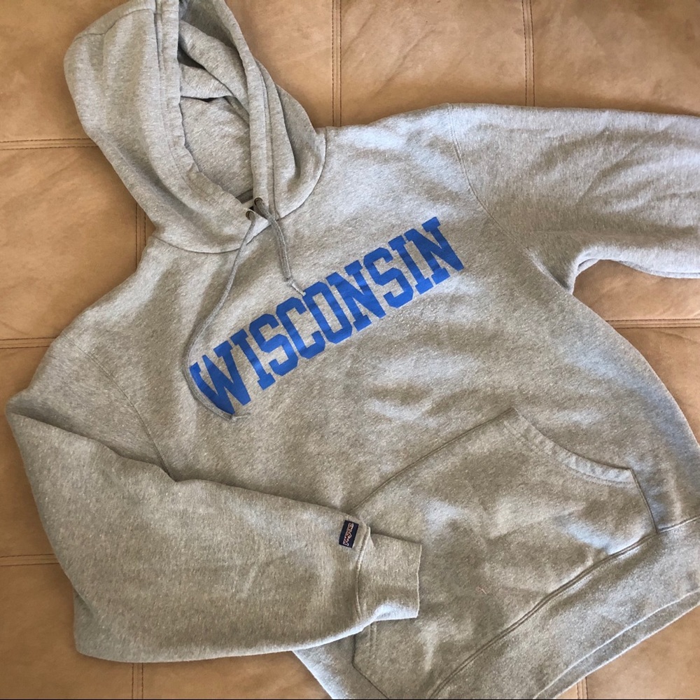 Jansport Wisconsin hooded sweatshirt